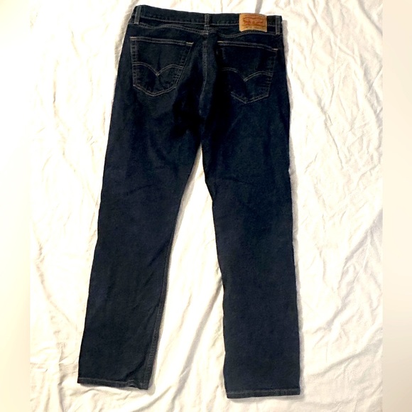 Vintage Levis 505 Blue Jeans - Regular Fit Straight Leg - Red Tab - Size 34 x 32 - Picture 5 of 6